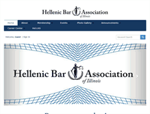 Tablet Screenshot of hellenicbar.org